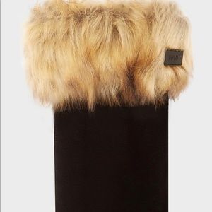 NEW (without box) - Hunter Fur Cuff Boot Socks